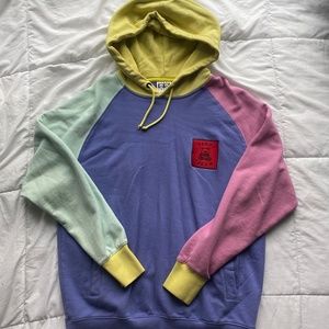 Teddy Fresh Color Block Hoodie